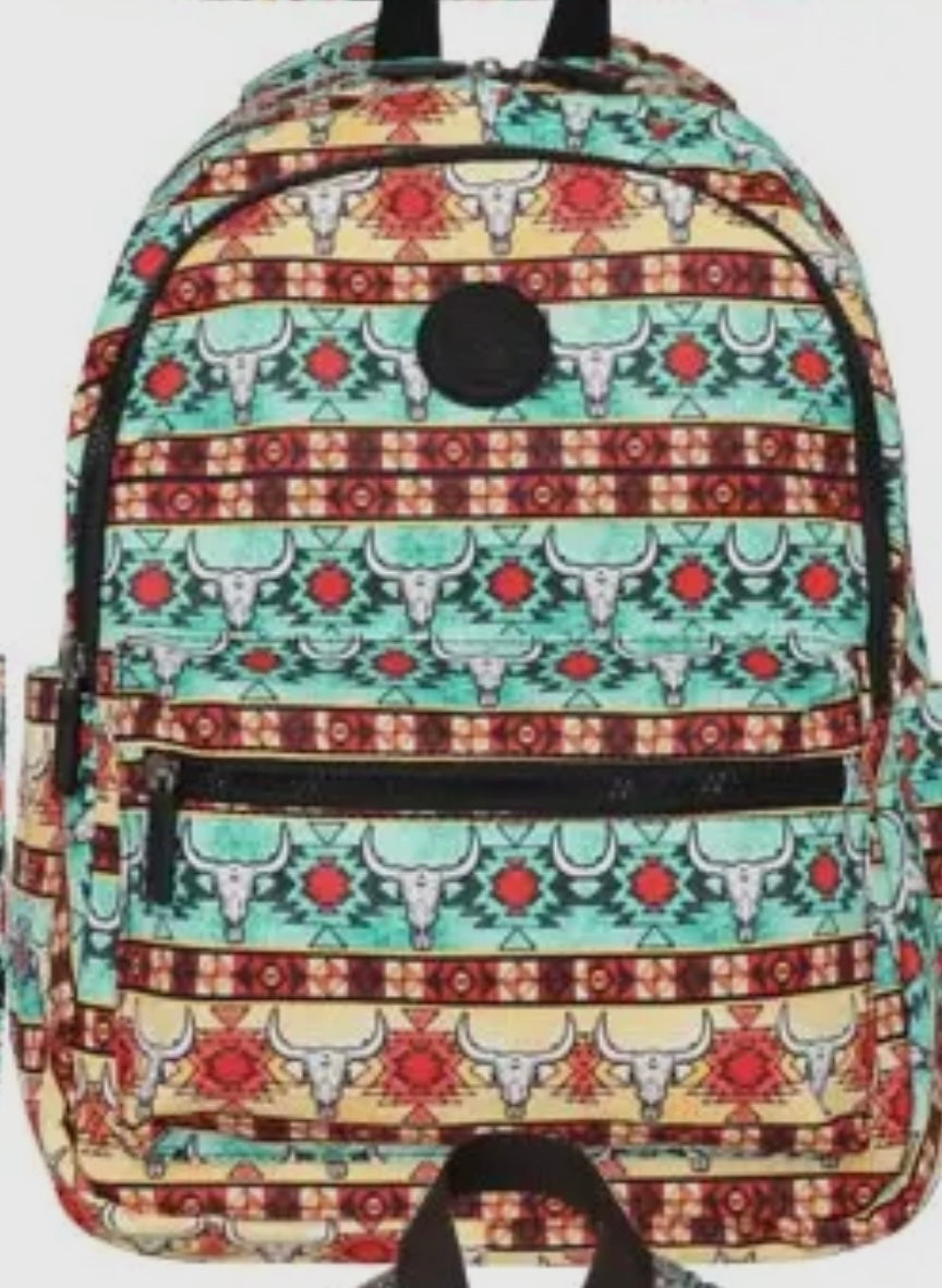 Western Patterned Backpack