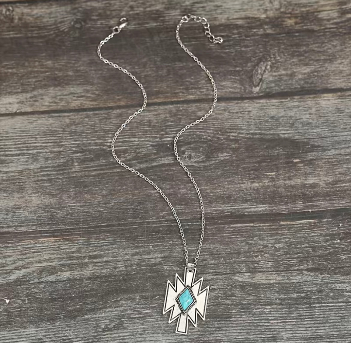 Vintage Turquoise Stone Necklace