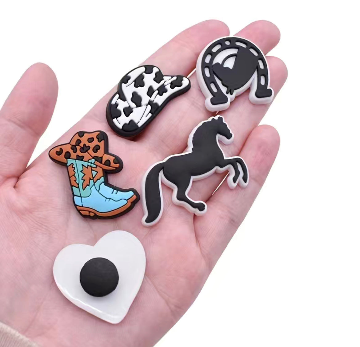 SURPRISE Western Croc Charm