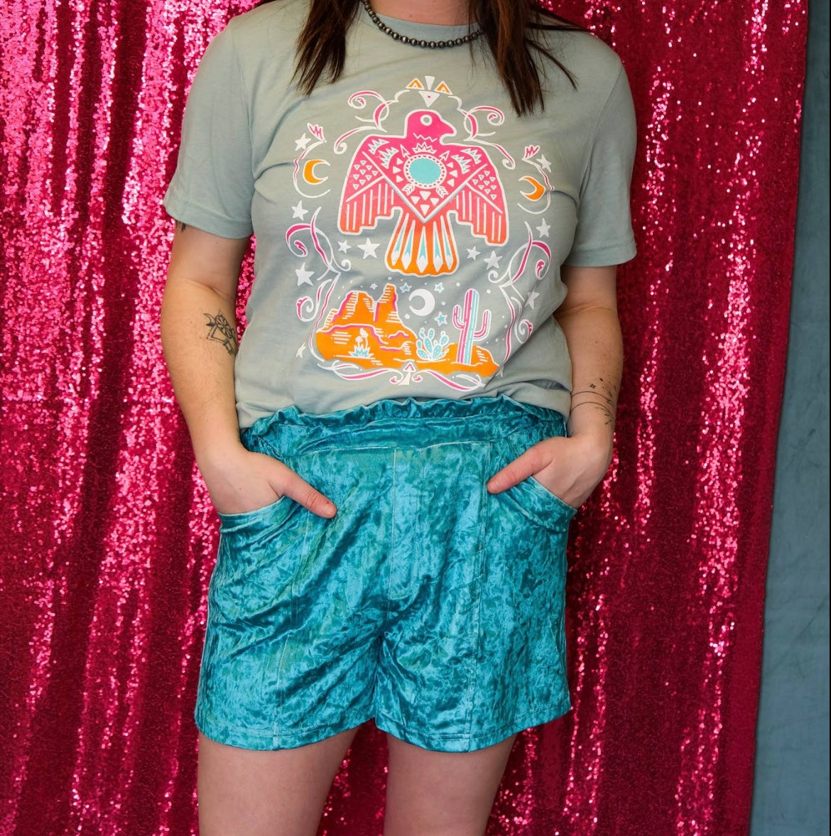 The KACEY Velvet Shorts