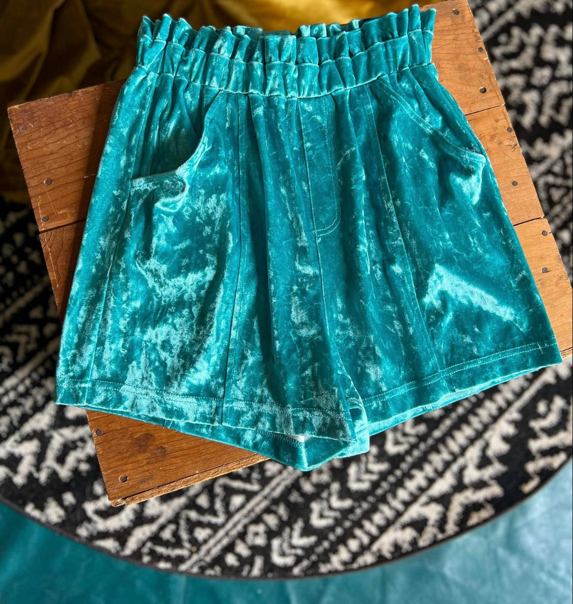 The KACEY Velvet Shorts