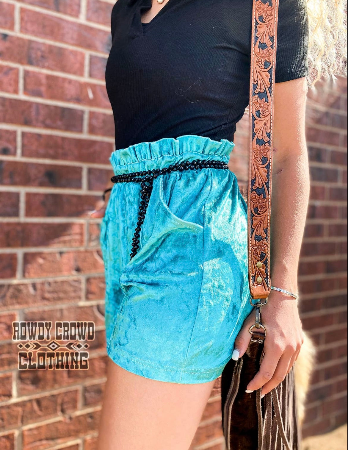 The KACEY Velvet Shorts