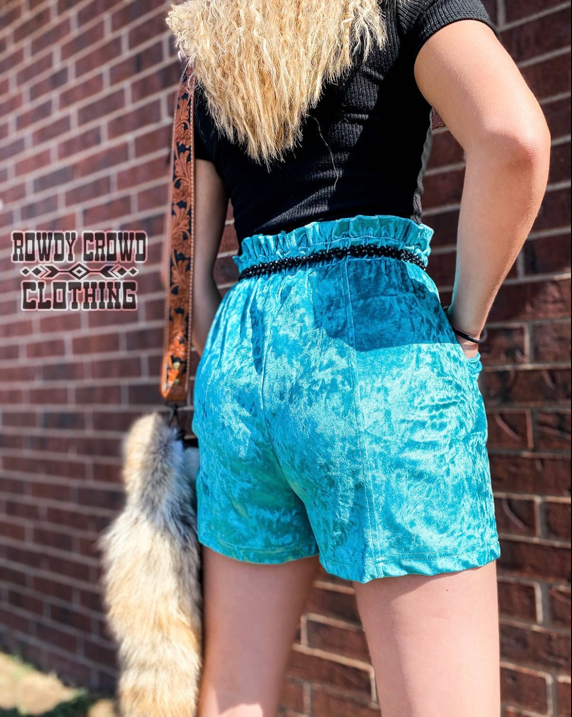 The KACEY Velvet Shorts
