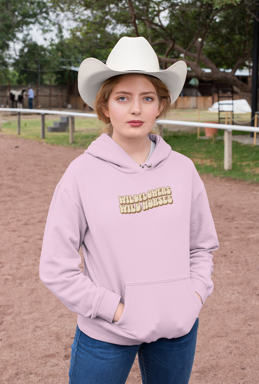 Wildflower Wild Horses Western Hoodie