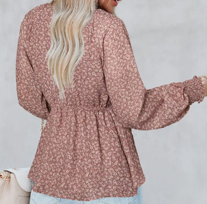The BLOOM Front Tie Blouse