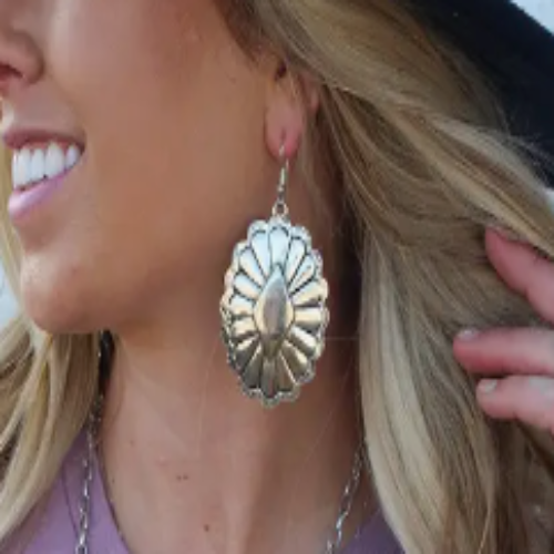 Silver Choctaw Earrings