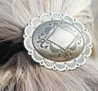 Silver Concho Ponytail
