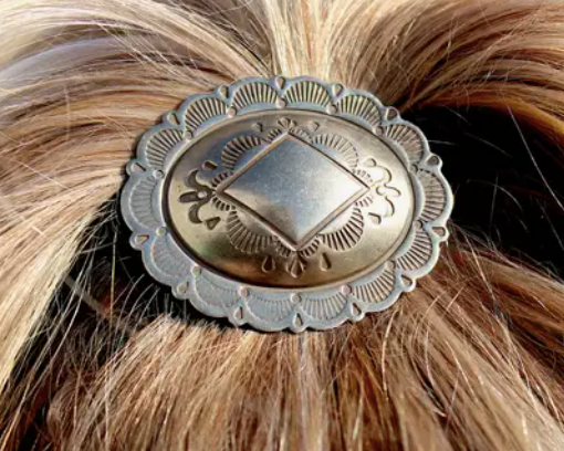 Silver Concho Ponytail