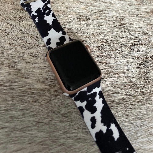 Cow Print Smart Watch Band